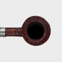 Peterson Irish Harp 608 Sandblast Silver Mounted Fishtail Pipe (PE3112)