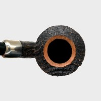 Peterson Arklow B10 Sandblast Silver Mounted Fishtail Pipe (PE3134)