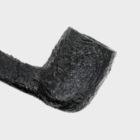 Peterson Dracula X105 Sandblasted Ebony Nickel Mounted Fishtail Pipe (PE3190)