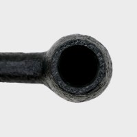 Peterson Dracula 87 Sandblasted Ebony Nickel Mounted 9mm Fishtail Pipe (PE3195)