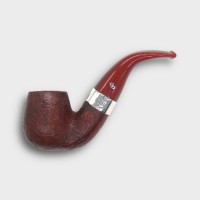 Peterson Irish Harp 221 Sandblast Silver Mounted Fishtail Pipe (PE3317)