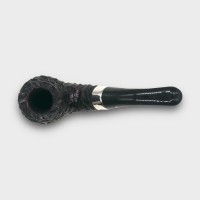 Peterson Sherlock Holmes Professor Rustic Silver Mounted P Lip Pipe (PE3319)
