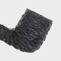 Peterson Dracula XL105 Rusticated Ebony Nickel Mounted Fishtail Pipe (PE3324)