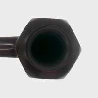 Peterson Irish Harp 3085 Smooth Silver Mounted Fishtail Pipe (PE3326)