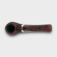 Peterson Irish Harp 03 Sandblast Silver Mounted Fishtail Pipe (PE3332)