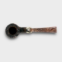 Peterson Derry Rustic 127 Nickel Mounted Fishtail Pipe (PE3335)
