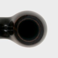 Peterson Deluxe Dark System 12.5 Smooth Silver Mounted P Lip Pipe (PE3344)