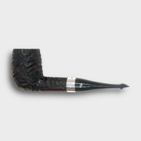 Peterson Pub Rustic Silver Mounted Straight P Lip Pipe (PE3346)