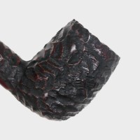 Peterson Pub Rustic Silver Mounted Straight P Lip Pipe (PE3346)