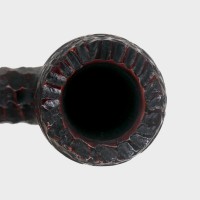 Peterson Pub Rustic Silver Mounted Straight P Lip Pipe (PE3346)