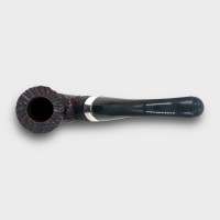 Peterson Sherlock Holmes Original Rustic Silver Mounted P Lip Pipe (PE3347)