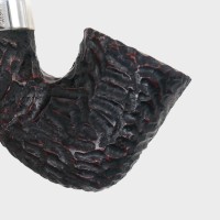Peterson Sherlock Holmes Original Rustic Silver Mounted P Lip Pipe (PE3347)