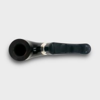 Peterson Pub Smooth Heritage Silver Mounted Bent P Lip Pipe (PE3356)