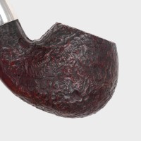 Peterson Irish Harp 03 Sandblast Silver Mounted Fishtail Pipe (PE3377)