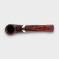 Peterson Irish Harp 338 Sandblast Silver Mounted Fishtail Pipe (PE3379)