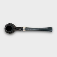 Peterson Junior Rusticated Acorn Nickel Mounted Fishtail Pipe (PE3381)