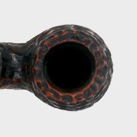 Peterson Derry Rustic 230 Nickel Mounted 9mm Filter Fishtail Pipe (PE3382)