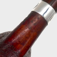 Peterson Irish Harp 69 Sandblast Silver Mounted Fishtail Pipe (PE3391)