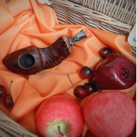 P Jeppesen Giant Special Coral Reef Sandblast Fishtail Pipe (NEER75)