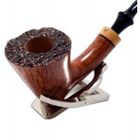Ariberto Paronelli Volkan Oro Flame Grain Briar Fishtail Pipe (ART002)