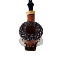 Ariberto Paronelli Volkan Oro Flame Grain Briar Fishtail Pipe (ART002)