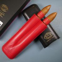 Partagas Serie P No. 2 Leather Cigar Case Gift Set - 2 Cigars