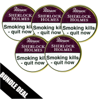 Bundle Deal - Peterson Sherlock Holmes Pipe Tobacco - 5 x 50g Tin