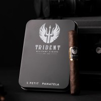 Trident Military Cigars The Trident Petit Panatela Cigar - Tin of 5