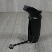 Adorini Puroso Double Jet Black Solingen Blade Lighter (AD060)