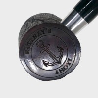 Rattrays Ahoy Sandblast 9mm Filter Fishtail Pipe (RA1627)