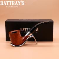 Rattrays Emblem Light 159 Smooth Bent 9mm Filter Fishtail Pipe (RA940)