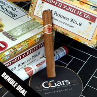 JANUARY SALE - Romeo y Julieta No. 2 Tubed Cigar - 2 x Box of 25 (50) Bundle Deal