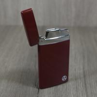 Rattrays Alfie Flat Jet Flame Lighter - Burgundy (End of Line)