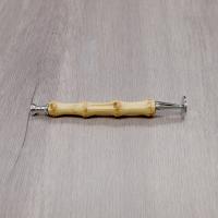 Rattrays Thin Caber Rings Pipe Tamper - Light Bamboo