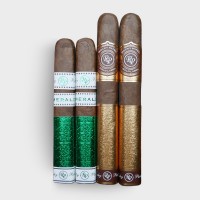 Green and Gold Rocky Patel Sampler - 4 Cigars