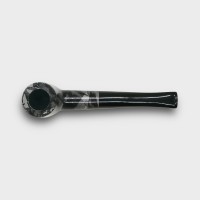 Sarome Pearwood Grey Moss Straight 9mm Filter Fishtail Pipe (SAR009)