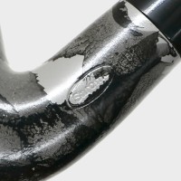 Sarome Pearwood Grey Moss Bent Metal Filter Fishtail Pipe (SAR012)