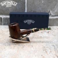 Savinelli Camouflage Smooth 310 Dark Brown 6mm Fishtail Pipe (SAV720) (End of Line)