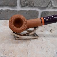 Savinelli Riccio 316 Natural Rustic Half Bent Dublin 6mm Filter Fishtail Pipe (SAV568) (End of Line)