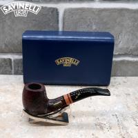 Savinelli 2021 Collection Sandblast Black 6mm Fishtail Pipe (SAV679)