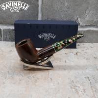 Savinelli Camouflage Smooth 101 Dark Brown 6mm Fishtail Pipe (SAV713) (End of Line)