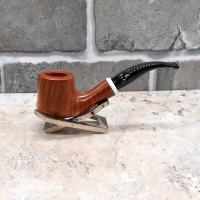 Savinelli Autograph Smooth & Sandblast 6mm Fishtail Pipe (SAV779)