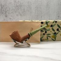 Savinelli Oliva Natural 409 Rustic 9mm Pipe (SAV1232) (End of Line)