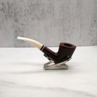 Savinelli Avorio 920 Smooth Brown 6mm Filter Fishtail Pipe (SAV1274) (End of Line)