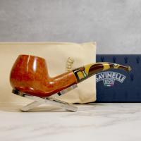 Savinelli Paloma 645 Smooth Brown 9mm Filter Fishtail Pipe (SAV1301)
