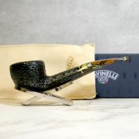 Savinelli Paloma 316 Rustic Black 6mm Filter Fishtail Pipe (SAV1312)