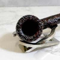 Savinelli Avorio 111 Rustic Brown 6mm Filter Fishtail Pipe (SAV1317) (End of Line)