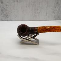 Savinelli Miele 642 Brownblast Bent Honey 9mm Filter Fishtail Pipe (SAV1340)