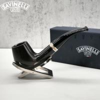 Savinelli Oscar Liscia Marrone Scuro 628 Smooth 6mm Fishtail Pipe (SAV1447)
