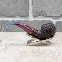 Savinelli Vigna 642 Rustic Bent 6mm Fishtail Pipe (SAV1635) (End of Line)